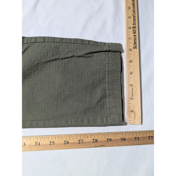 Forever 21 Men Cargo Pants Pull-on Ripstop Green - Men Large EUC - Picture 9 of 16